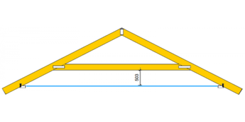 Upphöjd takstol garage